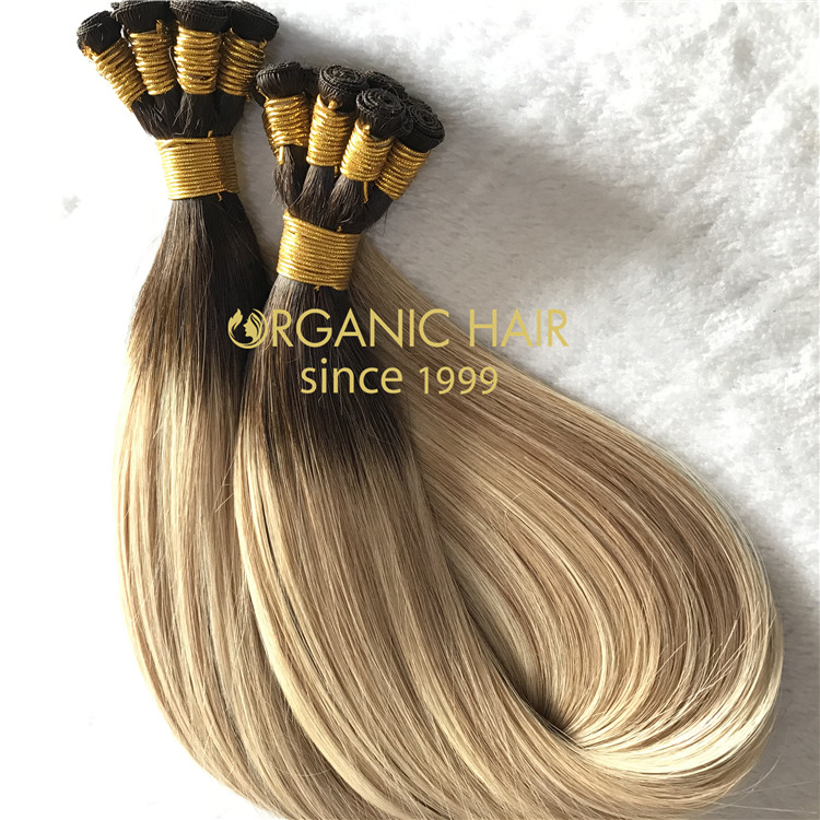 No silicone,the best quality hand tied wefts with wholesale price A176